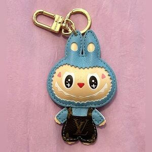LV Labubu Leather Charm